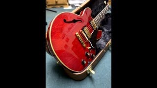 Gibson ES349  60s Cherry  Morgan PR12 demo [upl. by Maker]