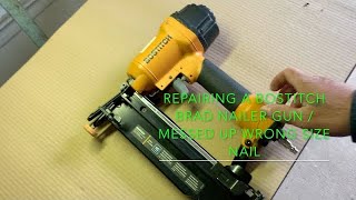 Repairing a bostitch brad nailer gun [upl. by Jacklin]