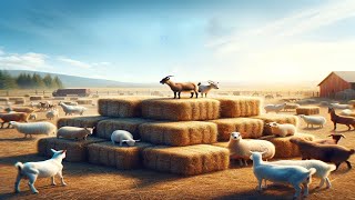 Square Bales for Goats and Sheep [upl. by Anirtik330]