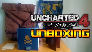 Uncharted 4 A Thiefs End  Special Press Kit Edition UNBOXING [upl. by Harobed]