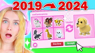 Trading ONE LEGENDARY For EVERY YEAR In Adopt Me Roblox [upl. by Lohrman]