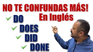 ¡No Más Confusión Aprende a usar DO  DOES  DID DONE en INGLES en Minutos [upl. by Frieder]