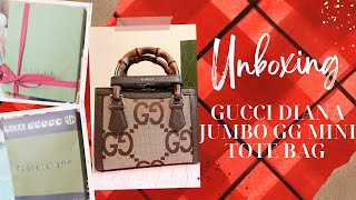 GUCCI DIANA JUMBO GG MINI TOTE BAG [upl. by Demetris]