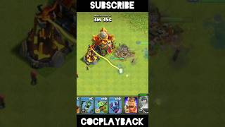 Archer Queen with Mirror Clone vs Inferno Towers supercell shortsyoutube coc [upl. by Daas]