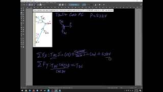 Engineering Statics Chapter 2 Problem 7 [upl. by Otokam]