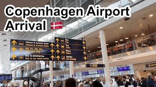 Copenhagen Kastrup Airport Arrival Terminal Tourt Københavns Lufthavn 코펜하겐 공항 도착 영상 [upl. by Tybalt]