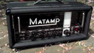 Matamp GT40 Test Clips quotVintage Modquot [upl. by Ecyak]