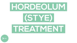 Hordeolum Stye Treatment  Exactly How To Treat This Annoying Eyelid Condition [upl. by Darken]