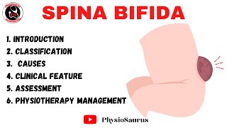 Spina bifida types causes symptoms physiotherapy assessment and management [upl. by Sokairyk]