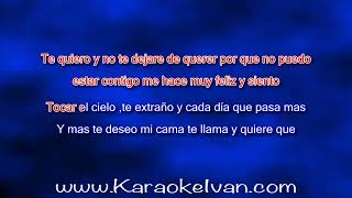 Tierra Cali  Amor Te Amo KARAOKE [upl. by Leesen]