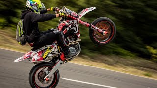 DEIV SUPERMOTO LIFESTYLE  STUNT  POLICE  Husqvarna 510 [upl. by Erdne]