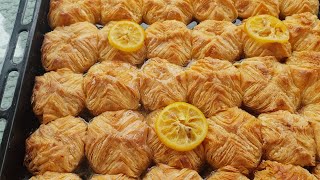 Bakllav me 1 vez per 20 minuta Gati Qe Shkrihet ne Goj 1 Yumurtali Agizda eriyen Baklava Tarifi [upl. by Ocicnarf]