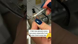 How to Clean your Nose Pads in Easy way shorts eyeglasses zenni essilor hoya zeiss [upl. by Noella]