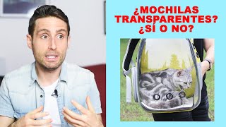 ¿Son recomendables las mochilastransportines transparentes para gatos [upl. by Redleh]