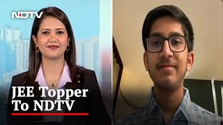 JEE Topper To NDTV quotWont Suggest Studying All Day Breaks Importantquot [upl. by Brok]