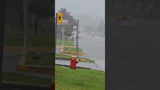 Pierrefonds corner Rene emard flooding 😳 right now shorts shortsviral subscribe flood canada [upl. by Annabela]