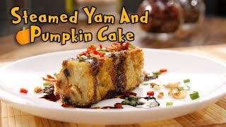 How To Make Steamed Yam and Pumpkin Cake  Share Food Singapore [upl. by Craner]