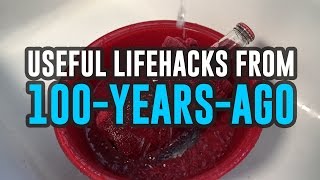 100YearOld Life Hacks You Didnt Know Existed [upl. by Enidlarej]