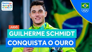 JOGOS PANAMERICANOS  GUILHERME SCHMIDT CONQUISTA O OURO PARA O BRASIL NO JUDÃ” 81KG [upl. by Aerdnwahs522]