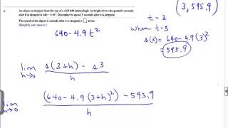 Section 31 Tangents Derivative at a Point [upl. by Catherin116]