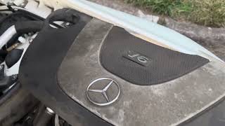 Mercedes GLK 350 engine air filter replacement [upl. by Thistle]