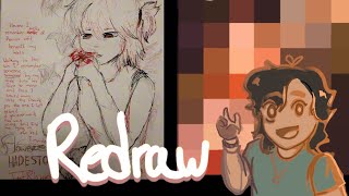 Hadestown Eurydice Speedpaint Redraw [upl. by Newkirk407]