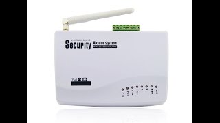 GSM беспроводная сигнализация GSM Alarm System SGA0604 комплект с беспроводными датчиками [upl. by Darlleen]