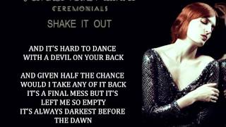 Florence  the Machine  Shake It Out Lyrics [upl. by Merrielle]