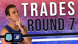 My Round 7 NRL Fantasy Trades Analysis [upl. by Arualana875]