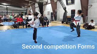 Taekwondo TigerRock Martial Arts Fall Districts 2024 Junior Red Belt Form Fiorella Sevilla [upl. by Waverly674]