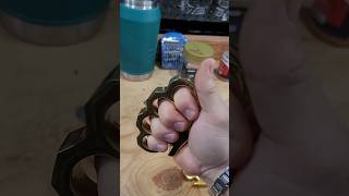 Why you wear brass knuckles like this How to wear brass knuckles brassknuckles howto knuckles [upl. by Cassie897]