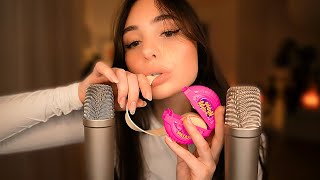 ASMR 3h Gum Chewing 🫧 with 2 Mics 🎙️🎙️ Intense Mouth Sounds 👄 NO TALKING 🤫 [upl. by Lev]