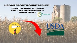 January 2024 USDA Report Roundtable [upl. by Nayt]