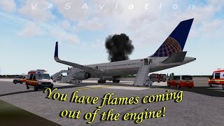 REAL ATC United B757 suffers ENGINE FIRE departing from Newark [upl. by Roots854]