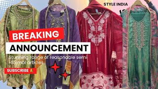 Semi Formal ethnic wear straight suit lajpat nagar party wear budget friendly premium quality [upl. by Odraccir]