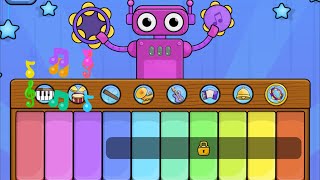 Bimi Boo  Baby Piano  Instruments  Super Learning Games  Part 1 [upl. by Okir]