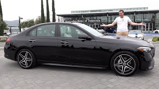 The 2022 MercedesBenz CClass Is Surprisingly Luxurious [upl. by Langley177]