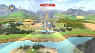 Disney Planes Wii U  Air Rally Propwash Junction  Featuring Dusty Crophopper Platinum Medal [upl. by Queston]