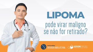 Lipoma pode virar maligno se não for retirado [upl. by Slaohcin]