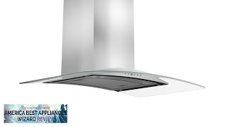 Wall Mount Range Hood in Stainless Steel amp Glass KN36 ZLINE 36 Review [upl. by Namijneb]