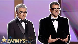 Eugene Levy amp Dan Levy ROAST ‘Baby Reindeer’ ‘The Bear’ In Emmys Monologue [upl. by Elder]