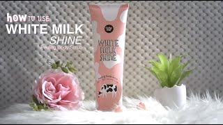 Cathy Doll  Milk Shine Body Peeling Body Scrub [upl. by Gurl]