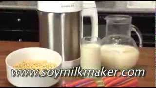 how to make soy milk [upl. by Dobb]