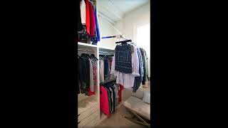 Automated WardrobeLiftxl® by StorageMotion INC® lowers clothing 50 inches [upl. by Janeva869]