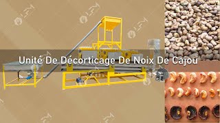 Machine De Décorticage Noix De Cajou Prix [upl. by Oralia965]