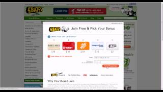 Getting cash back from Amazon using Ebates [upl. by Monro897]