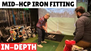 WE CHANGED EVERYTHING… MidHandicap Master Iron Fitting with Insane Results [upl. by Jennine866]