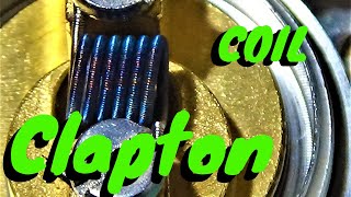 The Clapton Coil – Clapton Coil for small atomizer  GEORGE MPEKOS [upl. by Elyagiba19]