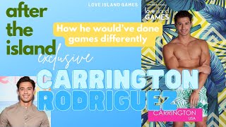 Love Island Games  CARRINGTON Exit INTERVIEW with After the Island [upl. by Nareik804]