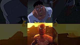 Superboy Young Justice VS SpiderMan Insomniac spiderman youngjustice superman [upl. by Oniuqa]